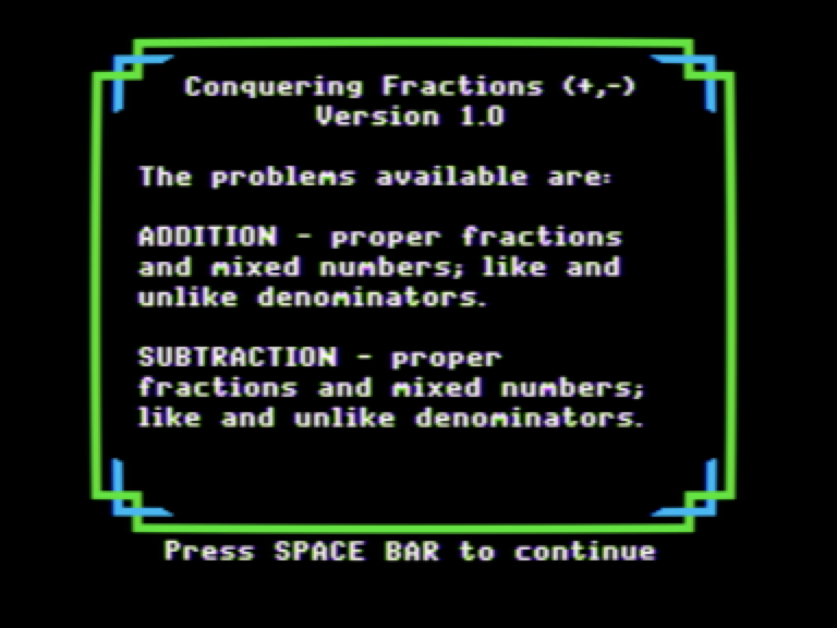 Conquering Fractions (+, -) screenshot 3 of 6