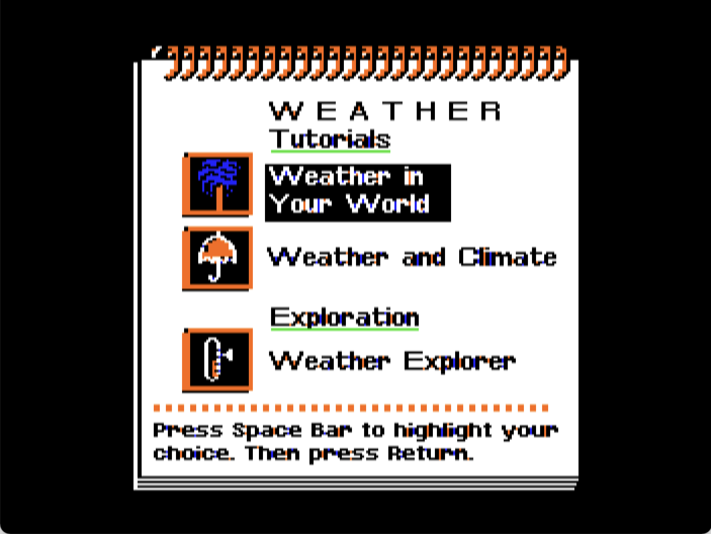 Science Explorers: Weather screenshot 2 of 4