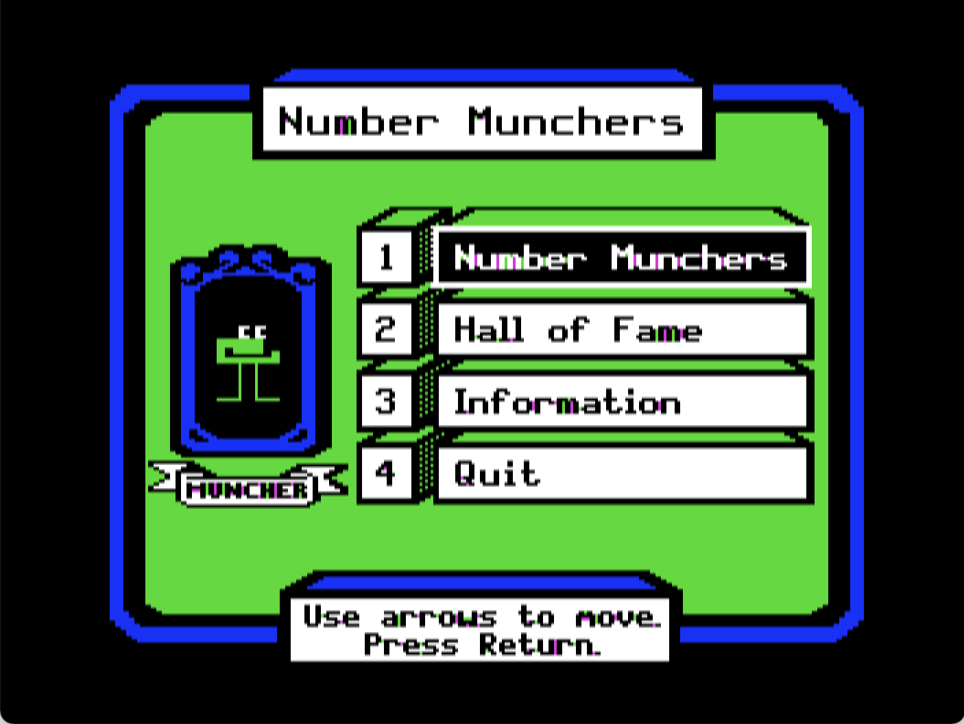 Number Munchers screenshot 2 of 3