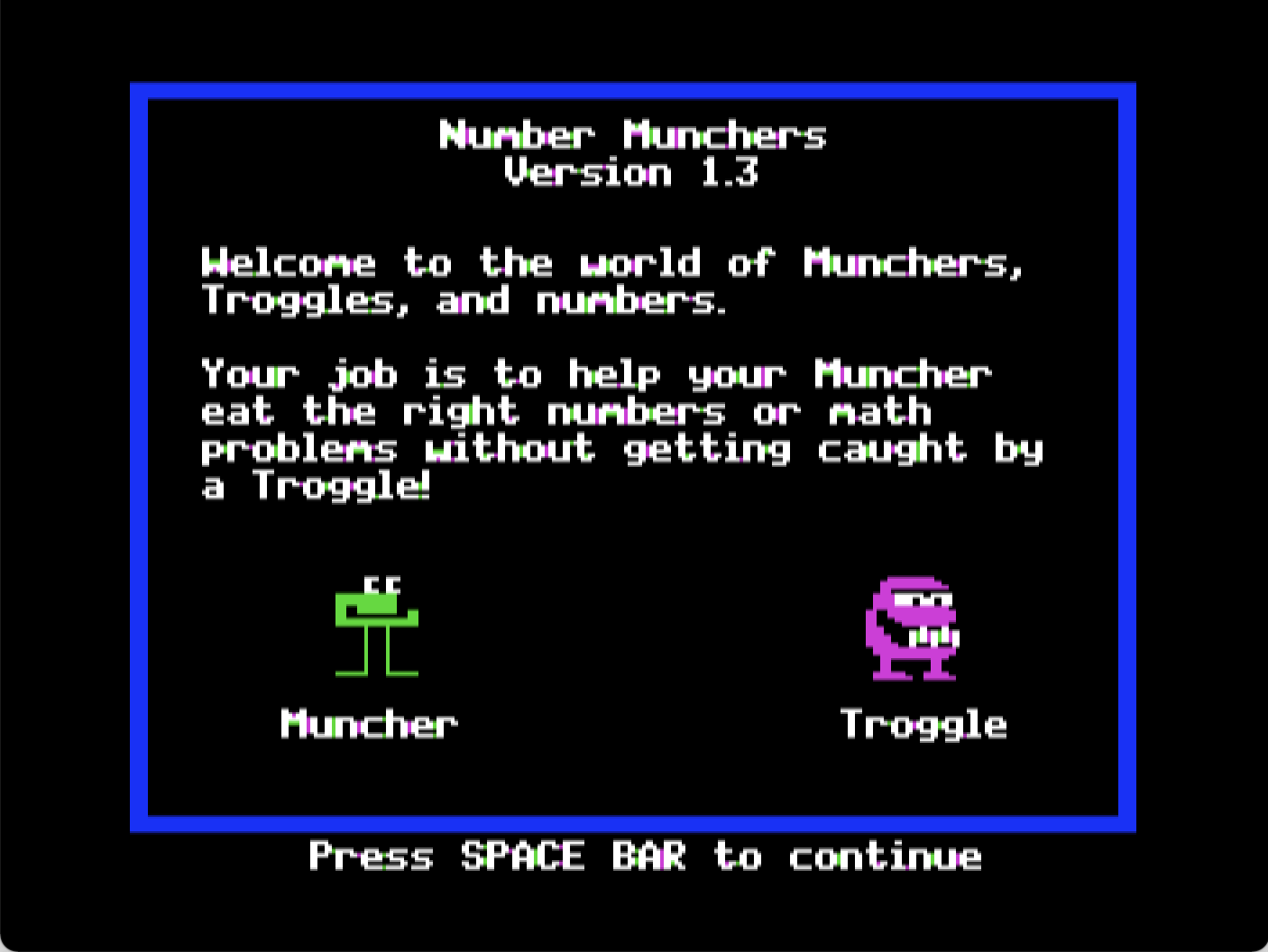 Number Munchers screenshot 3 of 3