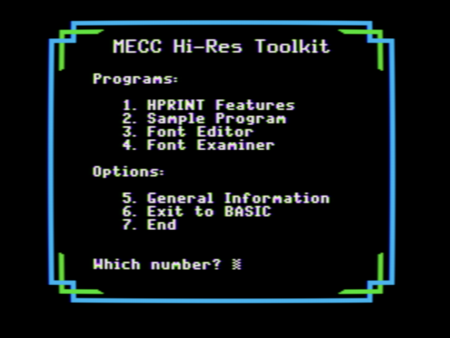 MECC Hi-Res Toolkit screenshot 2 of 7