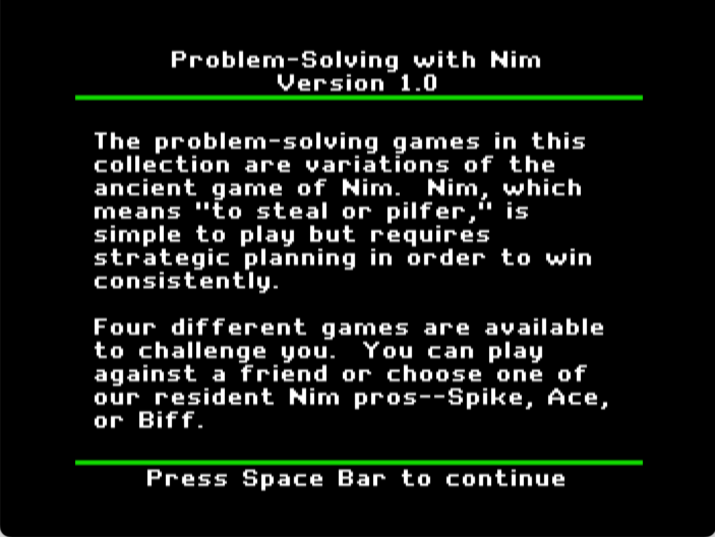 Problem Solving with Nim screenshot 3 of 4