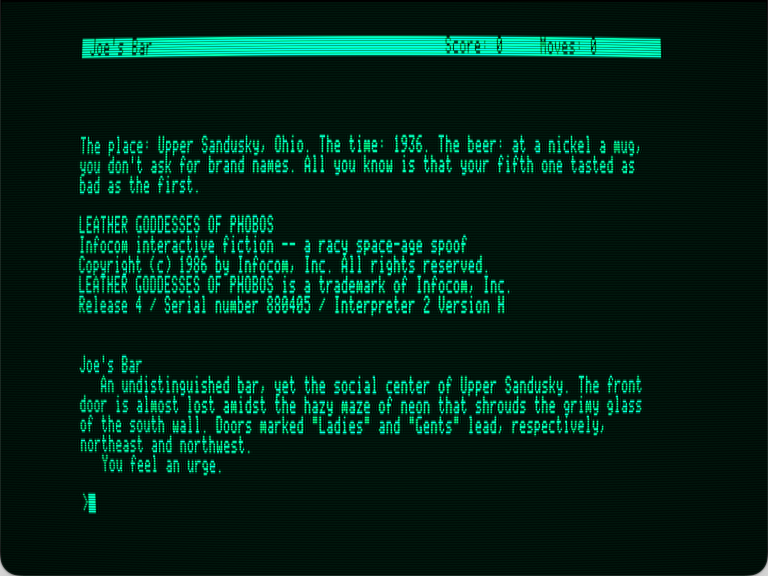 Leather Goddesses of Phobos screenshot 1 of 4