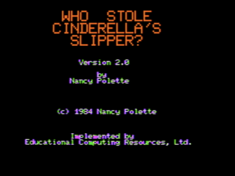 Who Stole Cinderella's Slipper? screenshot 1 of 6