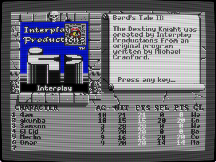 The Bard's Tale II: The Destiny Knight screenshot 3 of 7