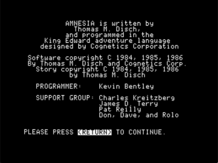 Amnesia screenshot 1 of 3