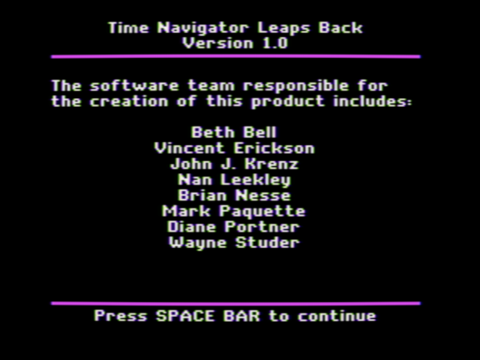 Time Navigator Leaps Back screenshot 3 of 3