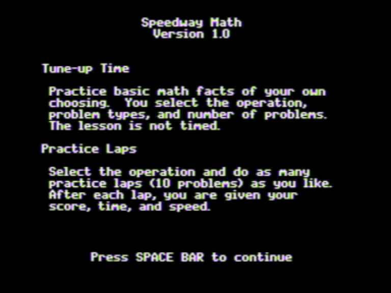 Speedway Math screenshot 3 of 5