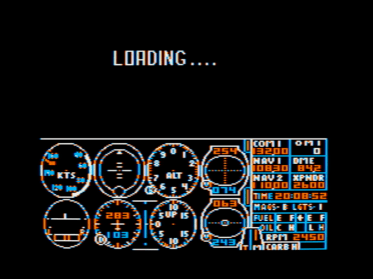 Flight Simulator II screenshot 2 of 3