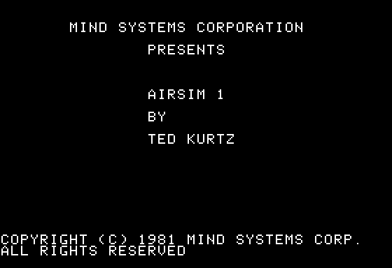 AIRSIM 1 screenshot 1 of 2