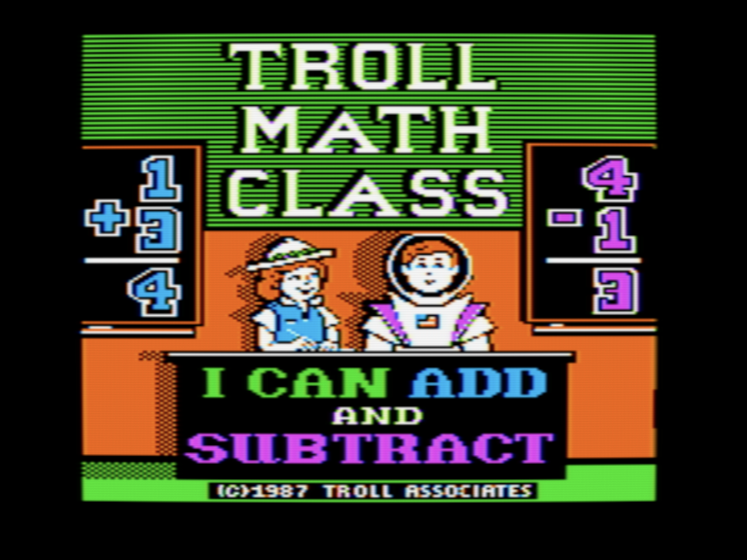 Troll Math Class Level 1: I Can Add and Subtract screenshot 1 of 4
