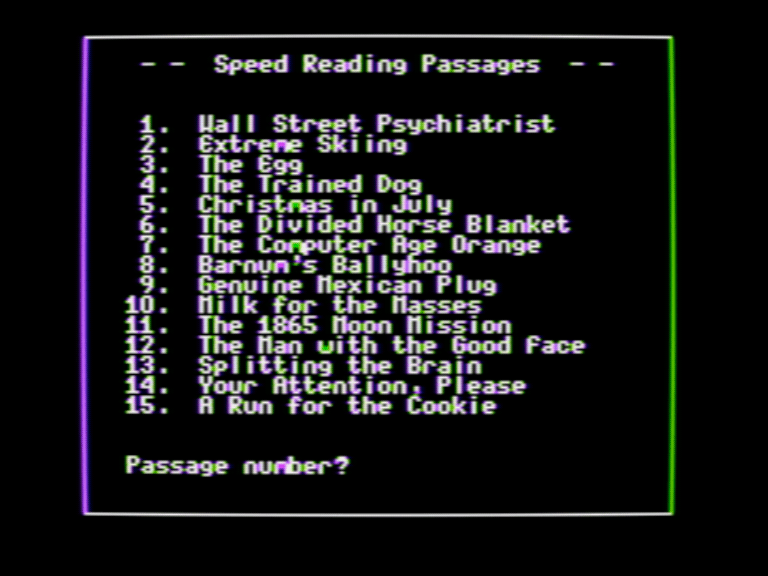 Speed Reader II screenshot 3 of 4