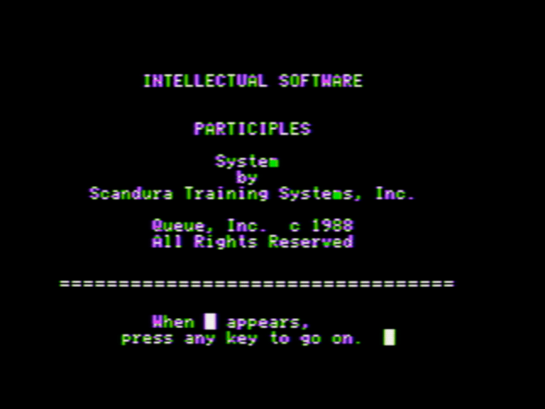 Participles screenshot 1 of 3