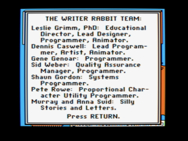 Writer Rabbit screenshot 2 of 4