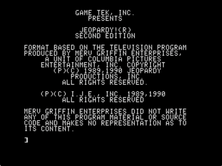 Jeopardy! Second Edition screenshot 2 of 5