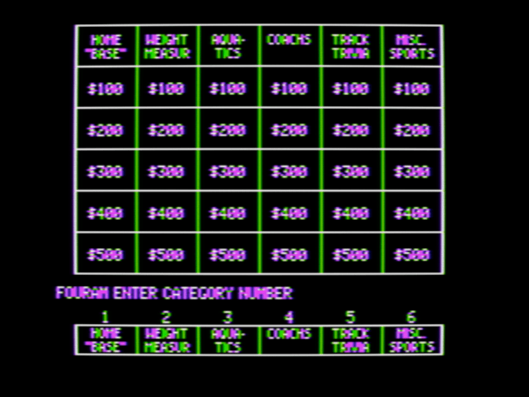 Jeopardy! New Sports Edition screenshot 4 of 5