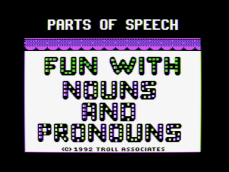 Parts of Speech: Fun with Nouns and Pronouns screenshot 1 of 4