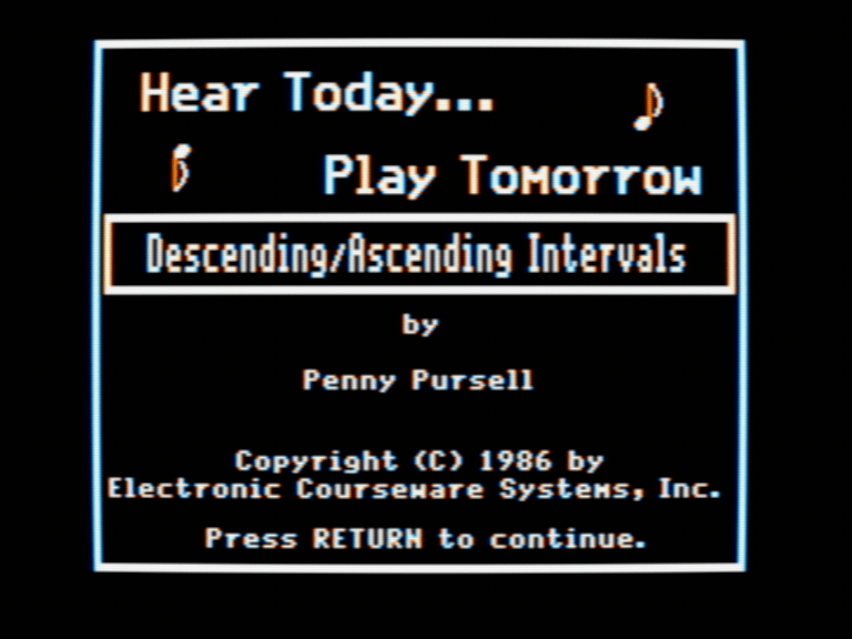 Descending/Ascending Intervals screenshot 1 of 4