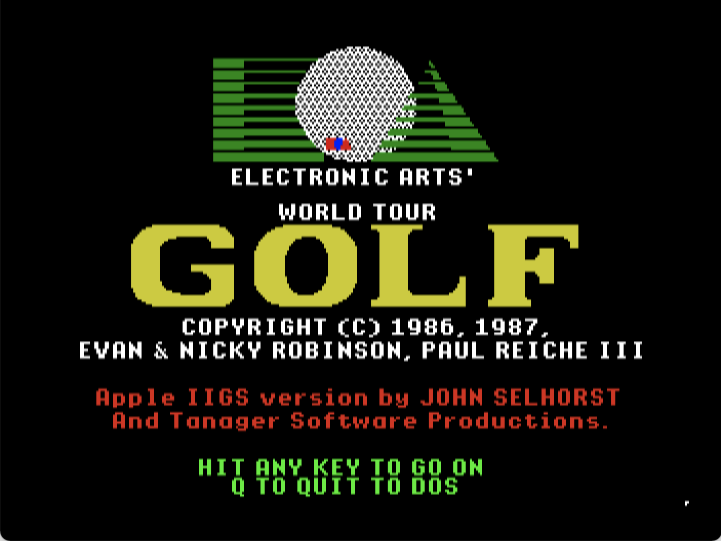 World Tour Golf screenshot 1 of 5