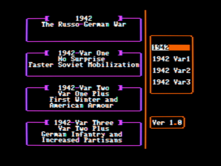 Russia Scenario Disk One: 1942: The Russo-German War screenshot 1 of 3