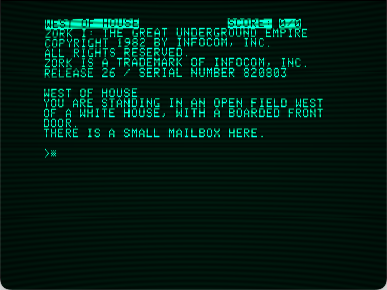 Zork I: The Great Underground Empire screenshot 1 of 3