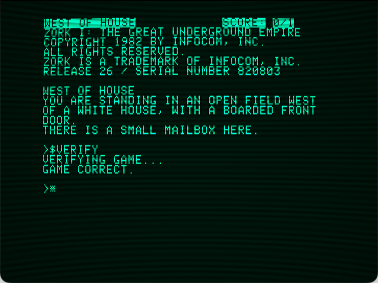 Zork I: The Great Underground Empire screenshot 2 of 3
