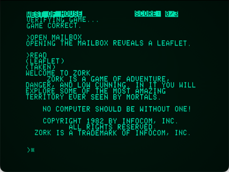 Zork I: The Great Underground Empire screenshot 3 of 3