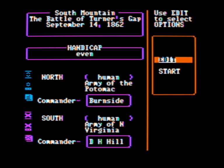 Decisive Battles Scenario Disk: South Mountain screenshot 2 of 3