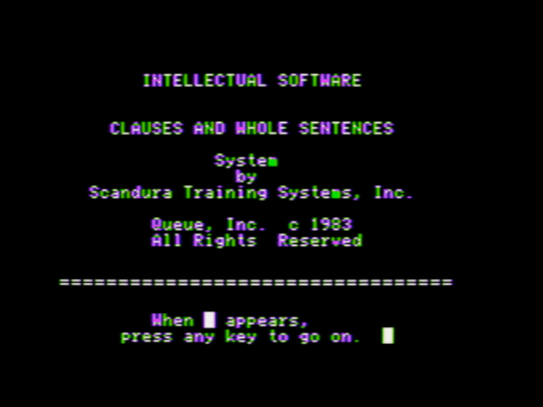 Clauses and Whole Sentences screenshot 1 of 3