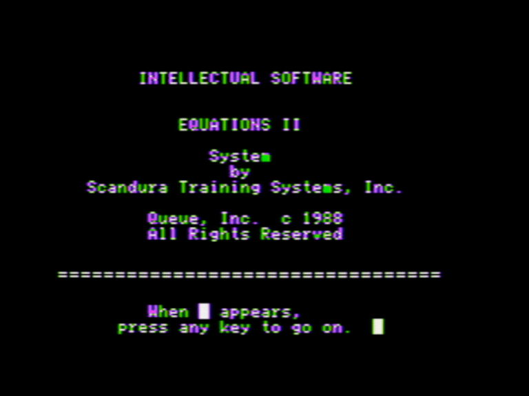 Equations II screenshot 1 of 3