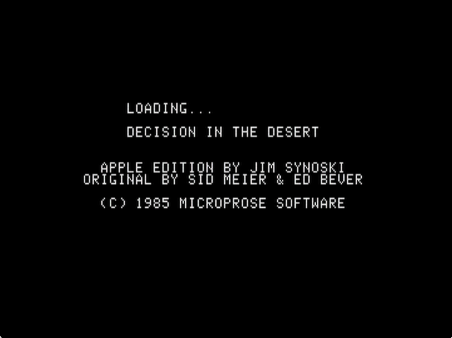 Decision in the Desert screenshot 5 of 6
