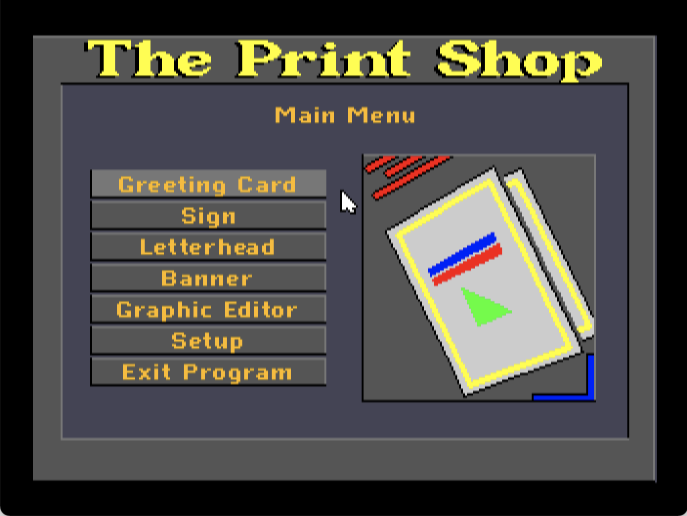 The Print Shop IIgs screenshot 2 of 4