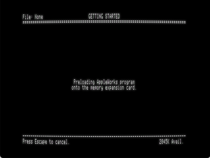 AppleWorks screenshot 2 of 4