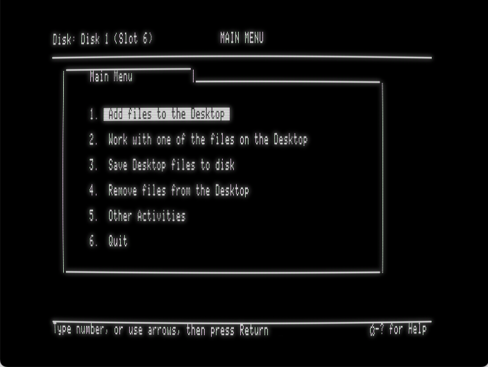 AppleWorks screenshot 3 of 4