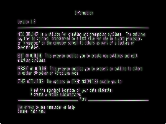 MECC Outliner screenshot 3 of 4