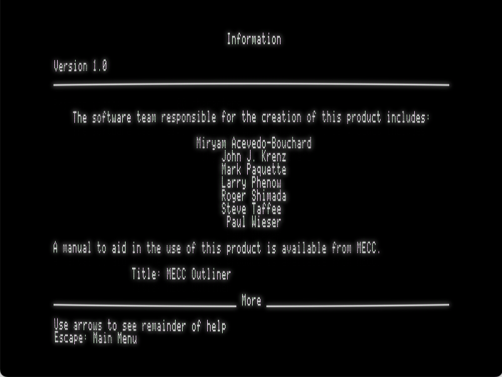 MECC Outliner screenshot 4 of 4