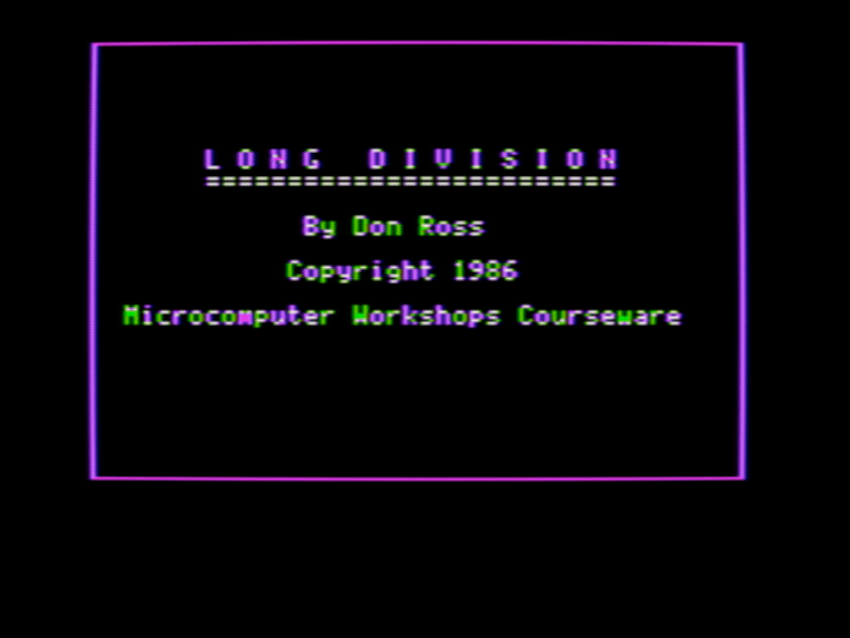 Long Division screenshot 1 of 3