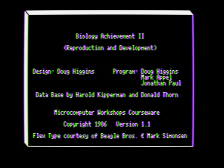 Biology Achievement II: Reproduction and Development screenshot 1 of 5