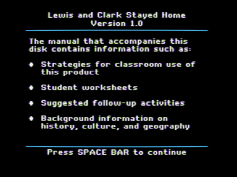 Lewis and Clark Stayed Home screenshot 5 of 11