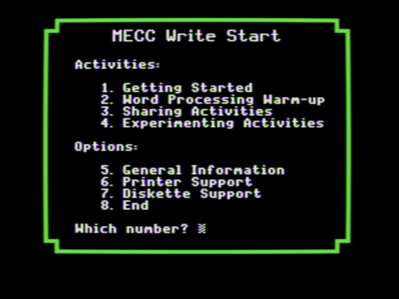 MECC Write Start screenshot 2 of 3