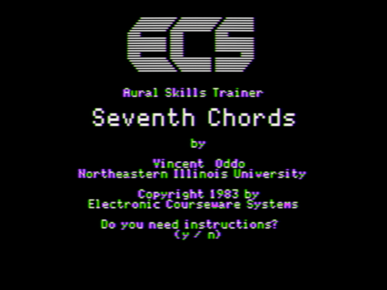 Aural Skills Trainer: Seventh Chords screenshot 1 of 3