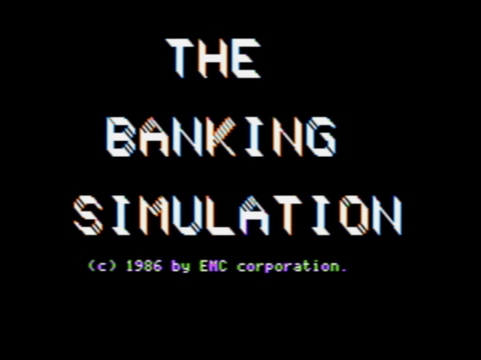The Banking Simulation screenshot 1 of 6