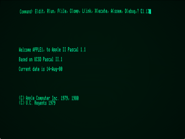 Apple Pascal screenshot 1 of 3