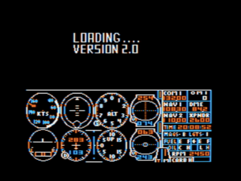 Flight Simulator II screenshot 2 of 5