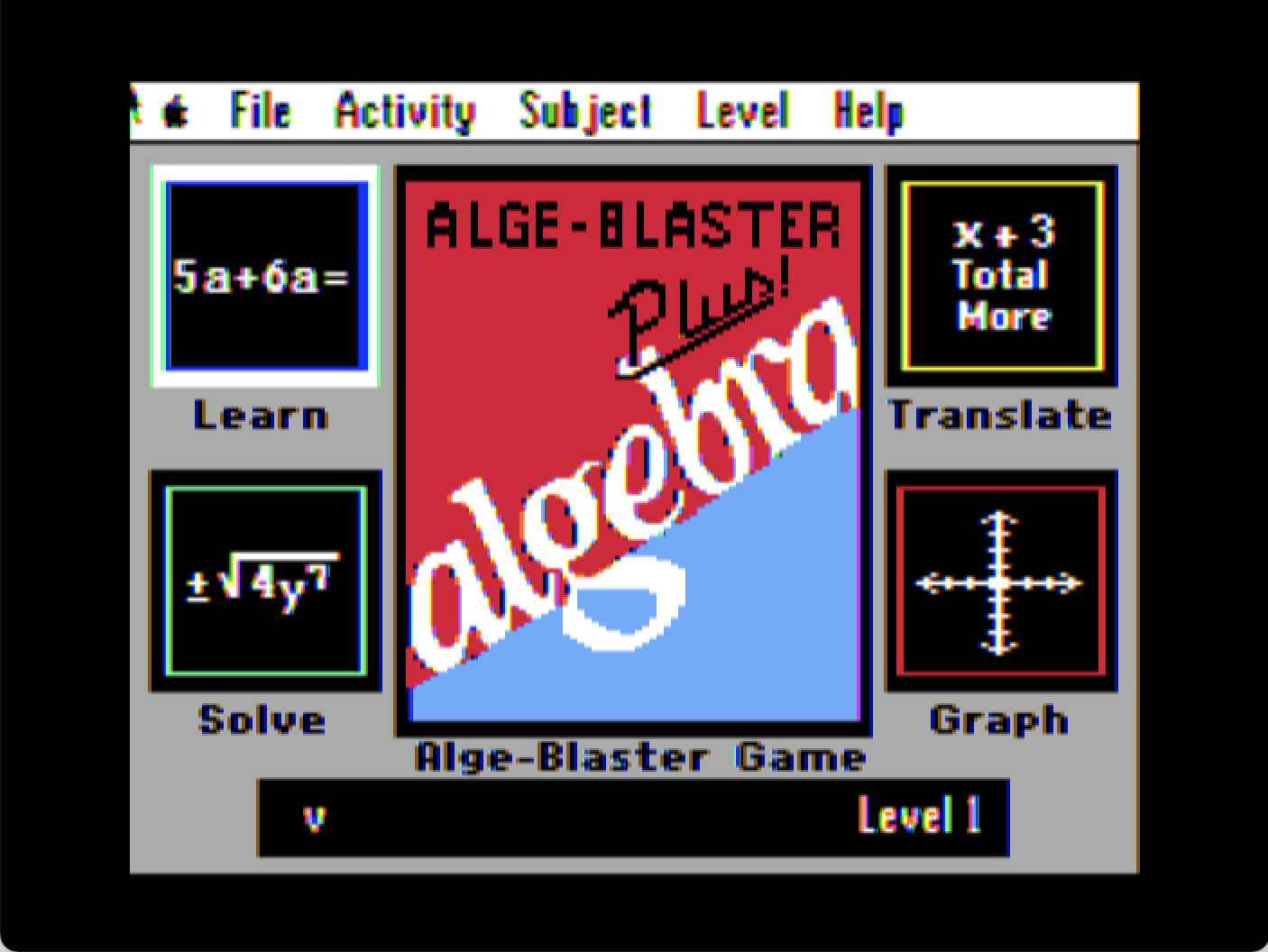 Alge-Blaster Plus! screenshot 2 of 5