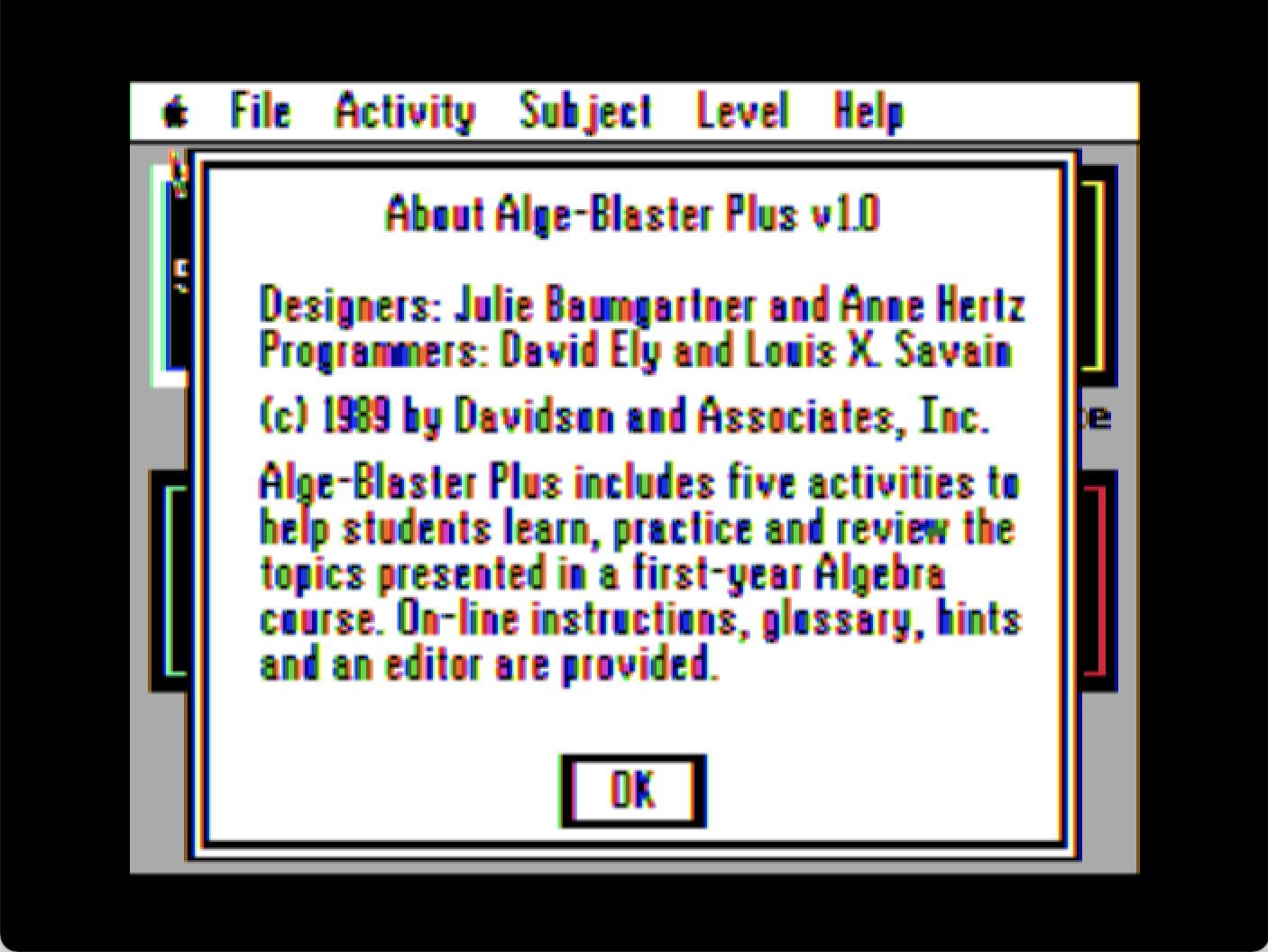 Alge-Blaster Plus! screenshot 3 of 5