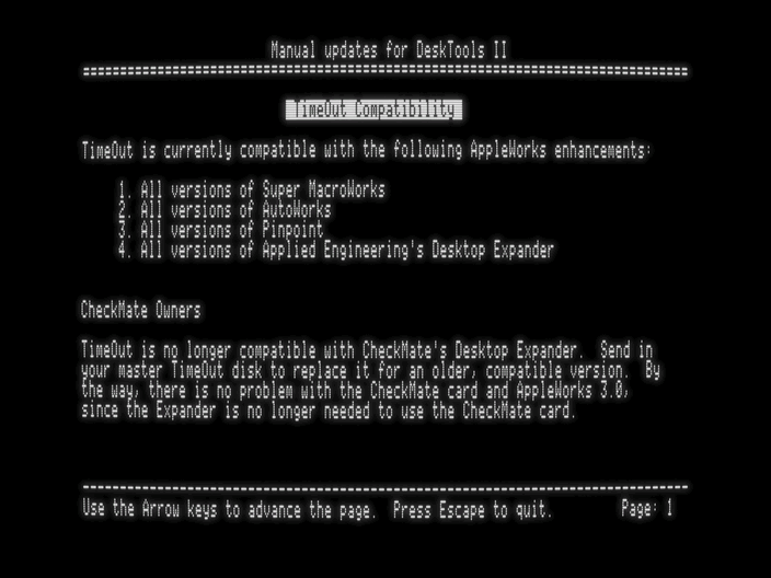 TimeOut DeskTools II screenshot 4 of 4