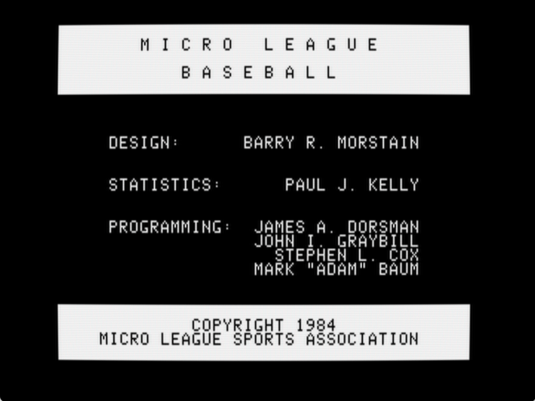Micro League Baseball screenshot 2 of 3