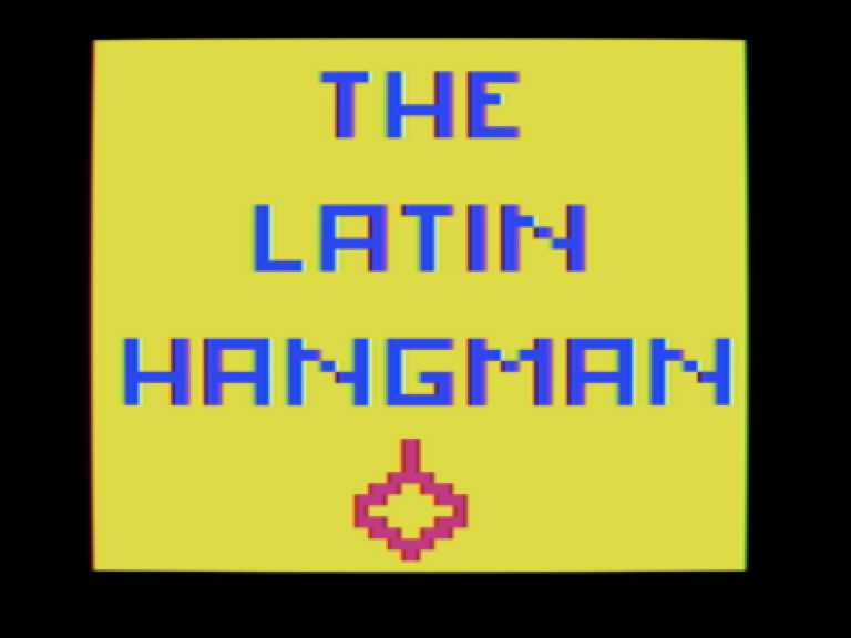 The Latin Hangman screenshot 1 of 3