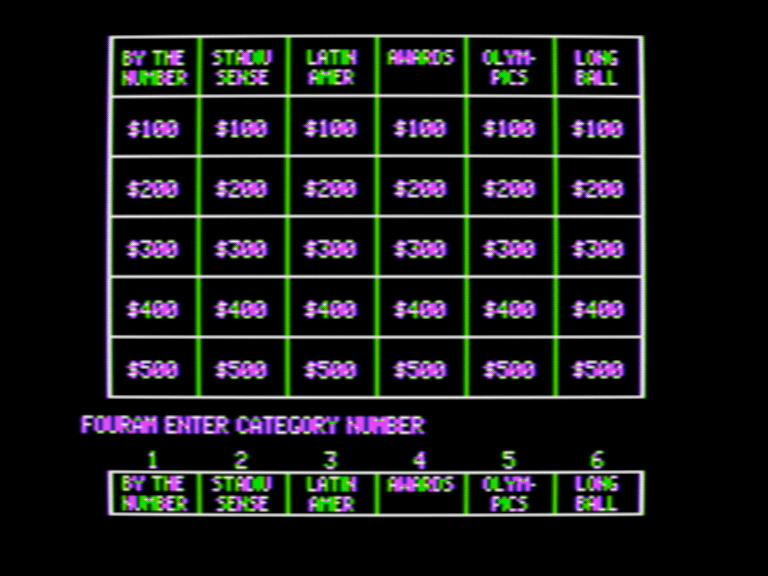 Jeopardy! Sports Edition screenshot 4 of 5
